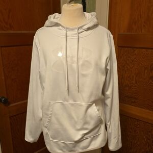 Under Armour Womens White Camo Hoodie with Ghost Logo On Chest